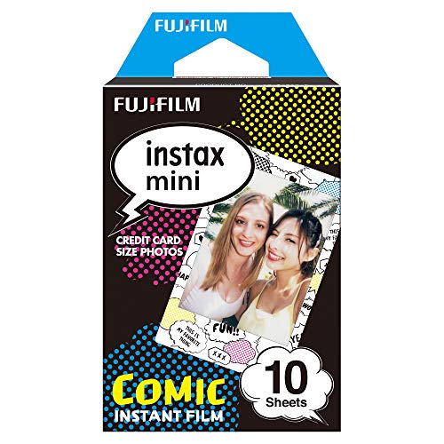 Fujifilm Instax Mini Comic Film Monopack de 10 Films pour développement instantané Comic