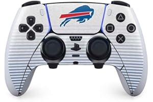 Skinit Decal Gaming Skin Compatible with PS5 DualSense Edge Pro Controller - Officially Licensed NFL Buffalo Bills Breakaway Design