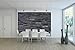 GREAT ART Photo Wallpaper – Black Stonewall – Picture Decoration Industrial Design Style Realistic Dark Stone Wall Cladding Modern Masonry Image Decor Wall Mural (82.7x55.1in - 210x140cm)
