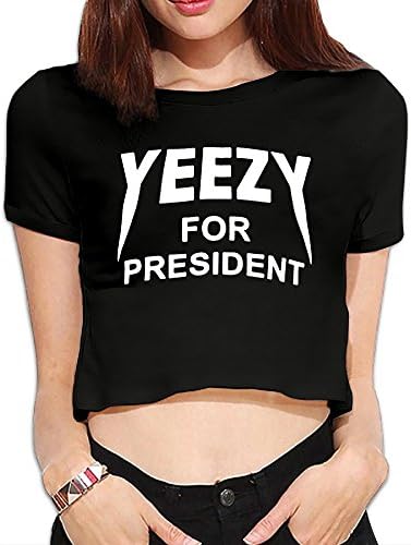 Yeezy For President Women's T-shirts Nice Navel T-shirts