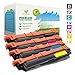 AZ Compatible Toner Cartridge Replacement for Brother TN221 TN225 Hl-3170Cdw Mfc 9130CW Hl-3140Cw (Black, Magenta, Yellow, Cyan, 4-Pack)