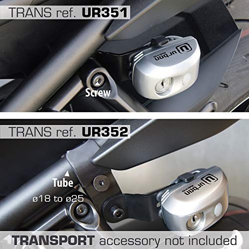 URBAN UR22 Motorfiets Remschijfslot Alarm Schijfslot 120 dB, Waarschuwing, ø 6 mm, Universele motor, scooter, fiets - Image 5