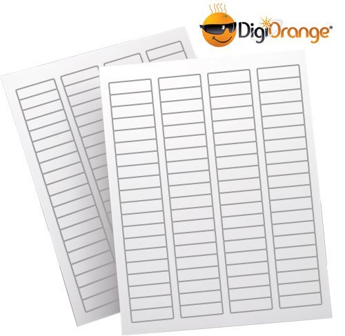 DigiOrange Return Address Labels 24000 (300 Sheets) White Laser & Inkjet Label. 1.75" x 0.5"