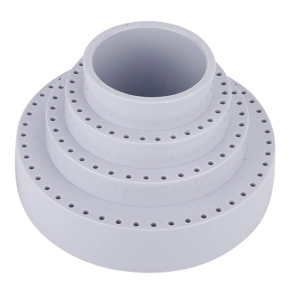 Round Drill Storage Box, Drill Holder Hard Plastic Manager Tool Container Quality Tool Organizer