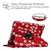 Fintie iPad Mini 4 Case - 360 Degree Rotating Stand Case with Smart Cover Auto Sleep/Wake Feature for Apple iPad Mini 4 (2015 Release), Floral Red