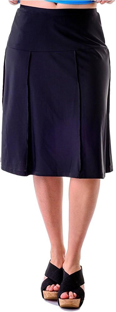 HydroChic Women’s Modest Swim Skirt – Athletic Sport Skirt with Leggings