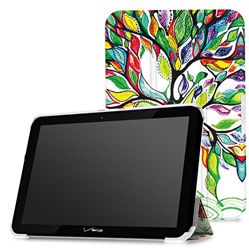 MoKo Verizon Ellipsis 10 Case - Ultra Slim Lightweight Smart-shell Stand Cover Case for Verizon Ellipsis 10 2015 Tablet, Lucky TREE