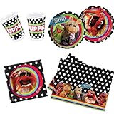 The Muppets Party Pack for 10, 10 Cups, 10 Plates, 20 Napkins & 1 Tablecover