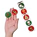 600 Pieces Christmas Holiday Stickers Roll - Card Envelopes Stocking Xmas Party Favors Supplies