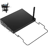 Utheer Grill Side Shelf for Pit Boss 700 850 Series, 3-in-1 Prep Station | Compatible with PB500NX PB700NX PB700FB2 PB700DX PB850FB2 PB850DX PB850M, Trash Bag Holder, Paper Towel Holder, Tool Hooks