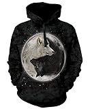 The Mountain Men's Ying Yang Wolves Hoodie