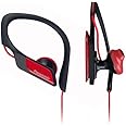 Panasonic RP-HS34E-R Water Resistant Sports Clip Earphones - Red
