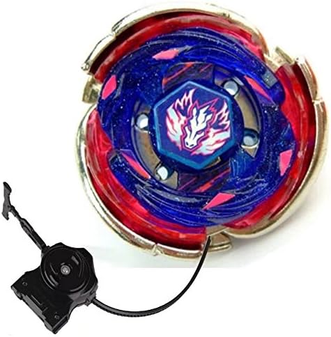 Poohjoy Beyblades High Performance Fight Master Fang Leone W2D Game Pegasus/Pegasis F:D 4D System + Power Launcher BB105.