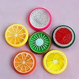 6PC Crystal Fruit Clay Rubber Mud Intelligent Hand Gum Plasticine Slime Kid Toys For Any Child Favor, Gift, Birthday-By Gbell