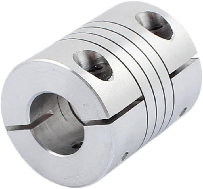 sourcing map 10mm to 12mm Shaft Coupling 30mm Length 25mm Diameter Stepper Motor Coupler Aluminum Alloy Joint Connector for 3D Printer CNC Machine DIY Encoder - Image 3