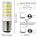 Kakanuo BA15D Double Bayonet 1076 1142 LED Car Bulb 4 Watt Cool White 6000K Non-dimmable 51x2835SMD AC/DC12V (Pack of 2)