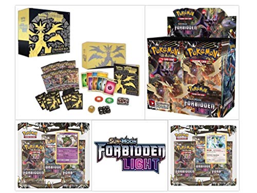 PokÃ©mon TCG Forbidden Light Ultimate Trainer Kit Bundle, Including 1 Booster Box, 1 Elite Trainer Box, and 2 Blister Packs