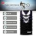 JOEYOUNG Skull Face Mask UV Sun Dust Neck Gaiter Bandana Headwear Motorcycle