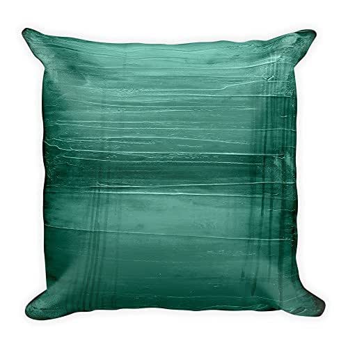 Teal Throw pillow Handmade