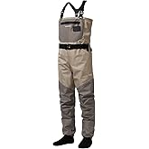 BASSDASH FW08 Men’s Breathable Waders Waterproof Fly Fishing Chest Fishing
