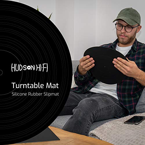 Silicone Rubber Turntable Platter Mat 12" Vinyl Platter Anti Static Slipmat Silicone