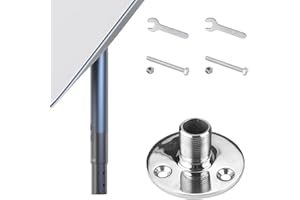 XTAR Starlink Mounting Kit for Marine Yacht Ship RV, Pipe & Pole Mount Adapter, Marine Antenna Mount for Starlink Internet Kit Satellite (Mount KT 2)