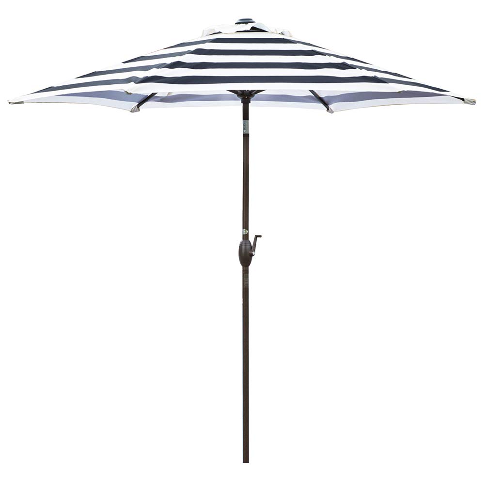 Buy Abba Patio 9Feet Round Market Patio Umbrella with Push Button Tilt