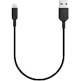 Anker Powerline II Lightning Cable (1ft), MFi Certified for iPhone Xs/XS Max/XR/X / 8/8 Plus / 7/7 Plus / 6/6 Plus (Black)