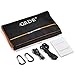 Solar Charger, 24W Folding Solar Panel Charger with Dual USB Port for All 5V Digital Devices (Orange)