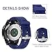 Fashioneey Compatible with Garmin Fenix 5s Band, 20mm Soft Silicone Wristband Replacement Strap with Quick Release Connectors Compatible for Garmin Fenix 5s/ Fenix 5s Plus Smart Watch
