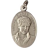 I G J BLESSED CARLO ACUTIS/SAINT FRANCIS OF ASSISI MEDAL - THE PATRON SAINTS MEDALS - 100% MADE IN ITALY