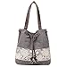Hiigoo Printing Canvas Shoulder Bag Retro Casual Handbags Messenger Bags