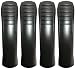 Mitel 5300 Compatible Handset (4 Pack) Fits 5304, 5312, 5320, 5320e, 5324, 5330, 5330e, 5340, 5340e, and 5360. Also Fits 5207, 5215, 5220, and 5235