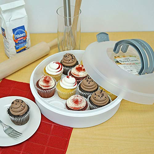 3in1 Plastic Cake Holder Southern Homewares Container for Cakes