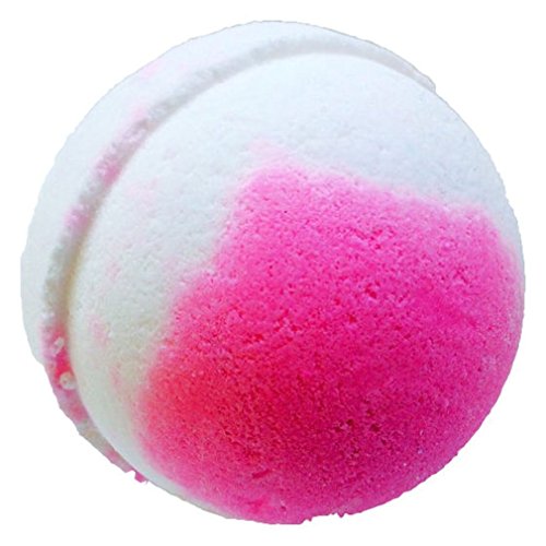 Raspberry rush mega bath bomb by soapie shoppe 7-8 oz.
