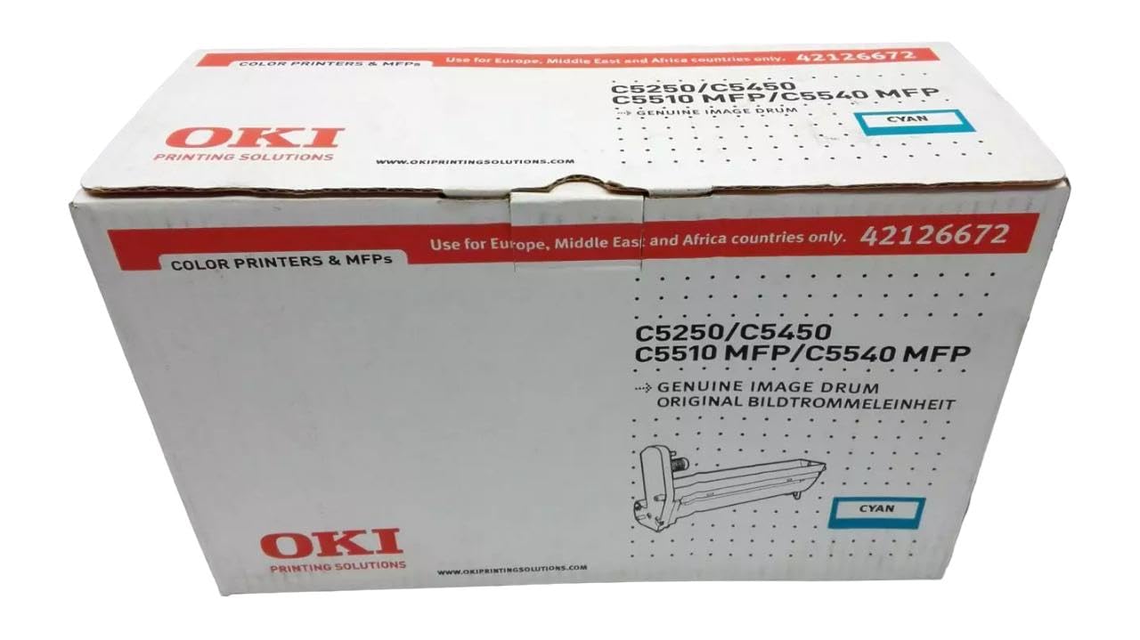 OKI Image Drum for C5250/C5450/C5510MFP/C5540MFP Printers - Cyan