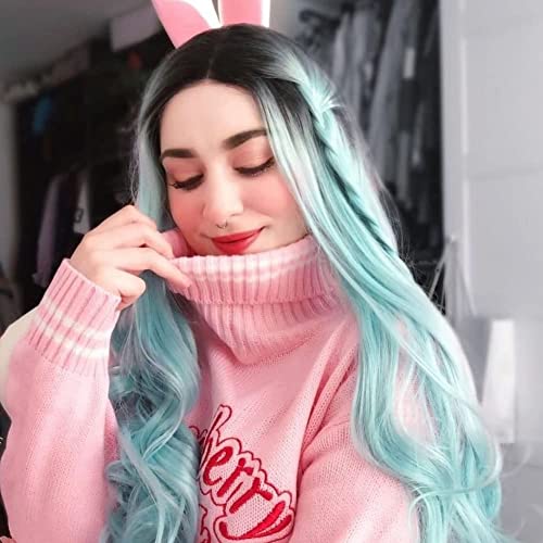 Ombre Mint Green Wigs