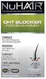 Nu Hair DHT Blocker Hair Regrowth Support Formula Tablets, 60-Count Bottle