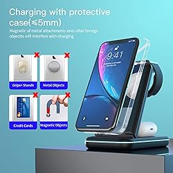 Wireless Charging Station, MSTJRY 3 in 1 Wireless