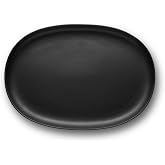 EVA SOLO Nordic Kitchen Oval Serving Platter 36 cm, Serving Tray, Serving Dishes, Nordic Kitchen is Functional Design with Minimalist Design Black