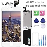 for iPhone 6 Screen Replacement White Lcd - 4.7