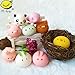 Mochi Squishy Toys, M-Gigi Kawaii Squishys 30 Pcs Mini Squishies Mochi Animals Stress Toys Panda Squishy Cat Stress Reliever Anxiety Toys PLUS BONUS Stickers Come With the Squishys For Children Adults