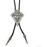 FRTLSL Bolo Tie for Men Women, Western Cowboy Cowgirl Taxas Style Native American Bolo Ties Vintage Leather Necktie