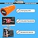 Fit Nation Foam Roller for Muscle Massage with Exercise Book, Ultra Strong Solid Core Muscle Roller for Deep Pain Relief in Your Aching Legs and Body. Ideal for Runner Cyclist Cross Fit Athlete