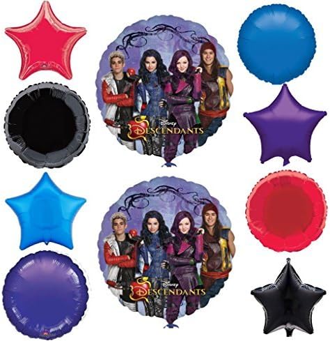Descendants Stars and Rounds Bouquet (10 Pcs) by Birthday Supplies