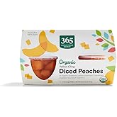 365 by Whole Foods Market, Organic Diced Peaches, 16 Ounce