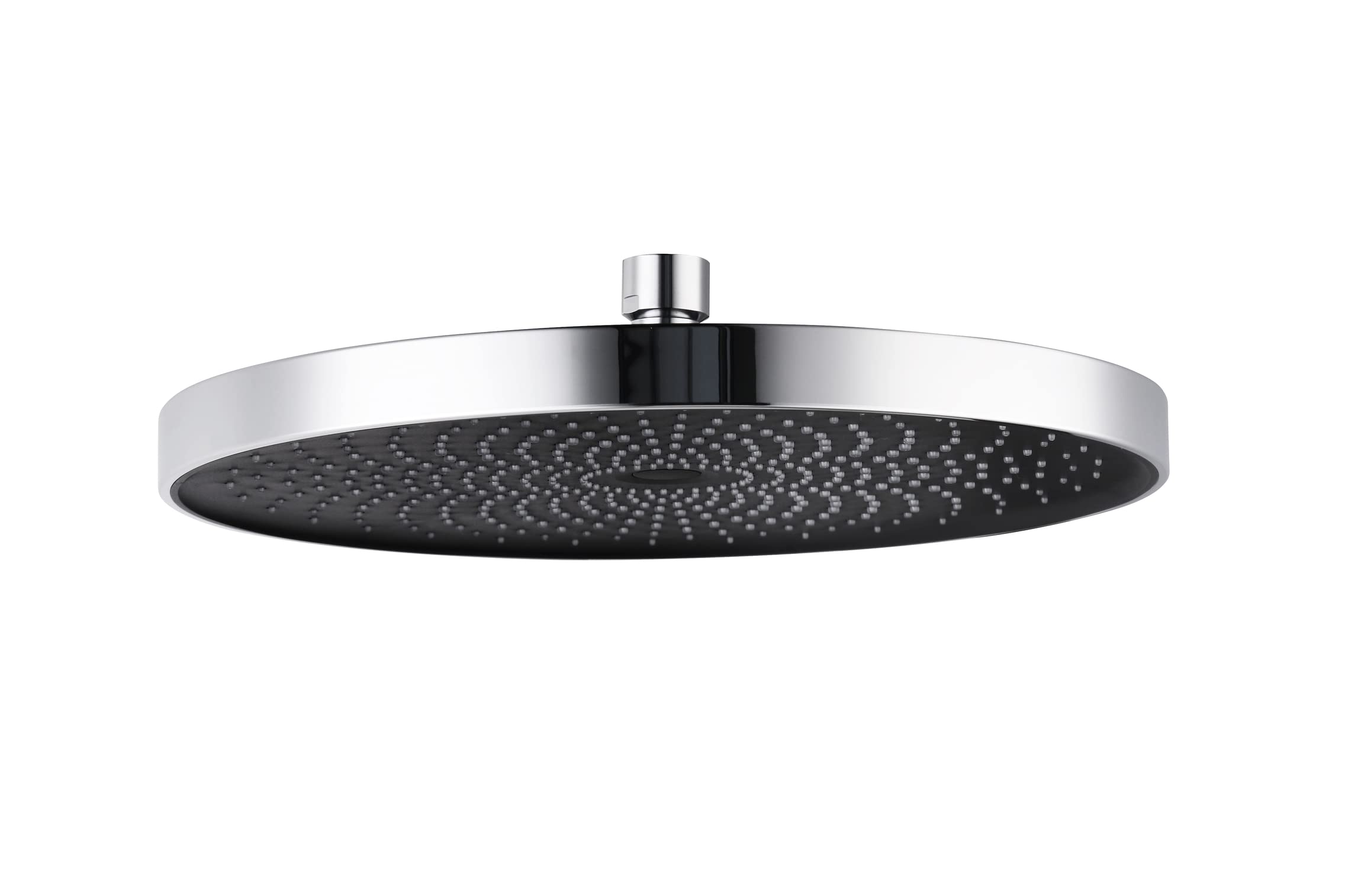 WENKO Softwater Chrome/Black Universal Shower Head with 416 Nozzles
