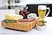 HIGH-END Large Bamboo Cutting Board with Feet by KOOQ - THE MOST SOPHISTICATED, THICK Butcher's Block and Chopping Board. Beautiful Cheese Board & Serving Board. (12