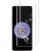 UZWZW 2 Pack Screen Protector for Samsung Galaxy S9 Plus | Ultra Thin, TPU Film, Easy to Install, No Bubbles, HD Clear, Anti-Scratch, Self-Healing, Support Fingerprint Unlock