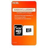 MOBI 32GB MicroSDHDC Memory Card and Adapter Micro SD Card microSD Card Memory Card